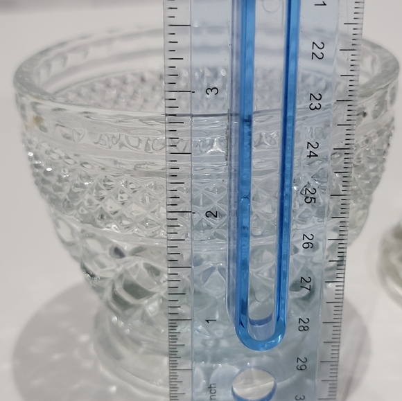 Vintage Glass Candy Dish with Lid - Picture 11 of 11